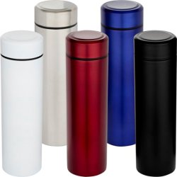 Taylor 450 ml dobbeltv�gget flaske i rustfrit st�l med te si