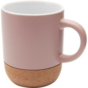 Billie 300 ml keramisk krus med korkdetaljer og mat finish