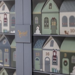 Familie julekalender - slik &amp; chokoladehus