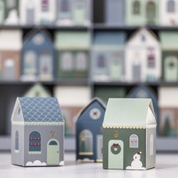 Familie julekalender - slik &amp; chokoladehus