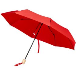 Birgit 21" foldbar vindt�t paraply af genvundet PET