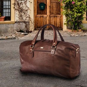 BonGo�t weekendtaske Cambridge - brown