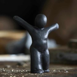 Mors skulptur - Jeg er parat til at springe