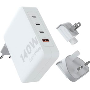 Xtorm XVC2140 GaN Ultra 140 W oplader med 240 W USB-C PD-kabel