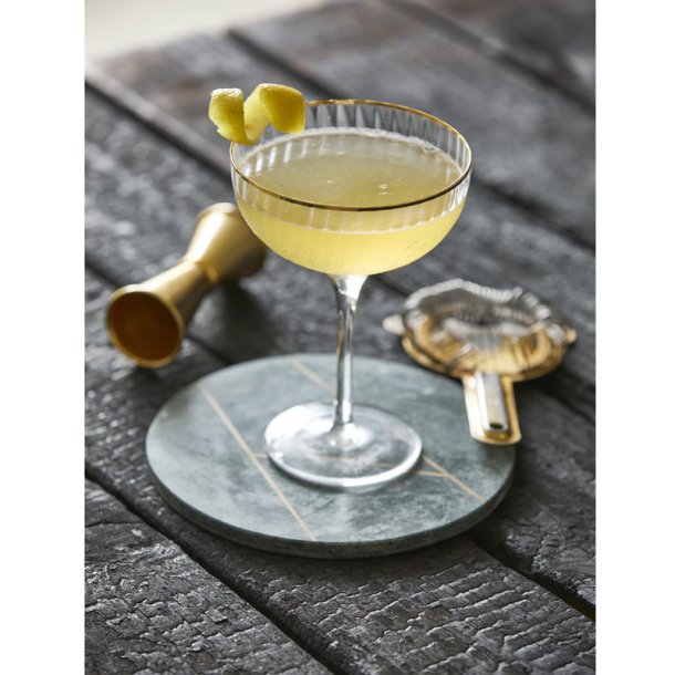 Lyngby glas cocktail Palermo guld - 4 stk.