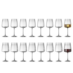  Lyngby glas Zero Rdvin &amp; hvidvinsglas - 16 stk.