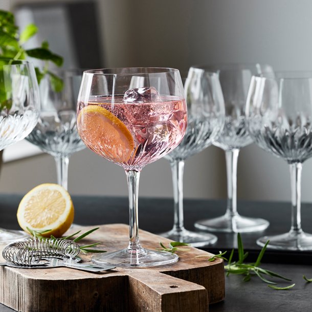 Luigi Bormioli Mixology Spansk gin &amp; tonic-glas 80 cl 6 stk.