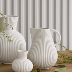 Lyngby Tura Kandevase hvid 