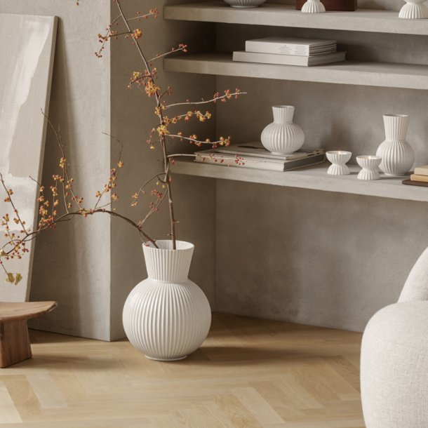 Lyngby Tura Vase hvid 