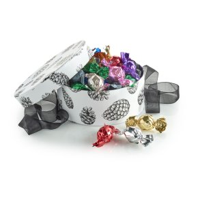 Hatteske m/chokoladekugler stor - sort kogle