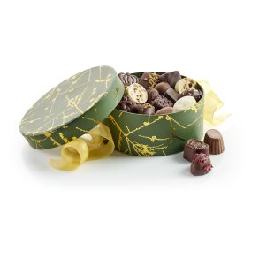 Hatteske m/ luksuschokolade - guld lrkegren