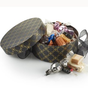 Hatteske julemix- sort/guld