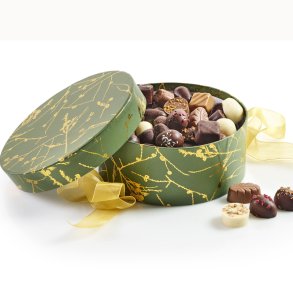 Hatteske m/ luksuschokolade stor- guld lrkegren