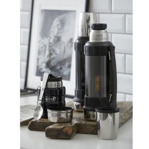Thermos Thermoflaske 1,2 L - sort work