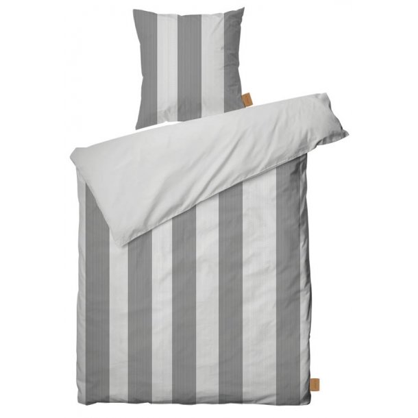 JUNA Sengesæt - Folded stripes