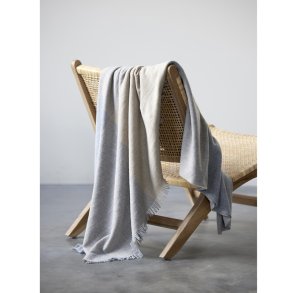 S�dahl plaid - Merino uld - gr� - 130 x 200 cm.