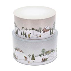 Bastian Vinter Kagedse 22x12/20x10 cm 2 stk. Arctic Ice/Woodrose