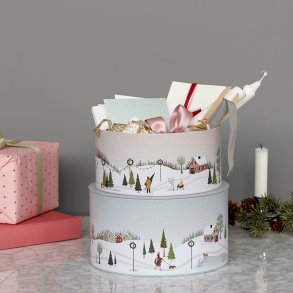 Bastian Vinter Kaged�se 22x12/20x10 cm 2 stk. Arctic Ice/Woodrose