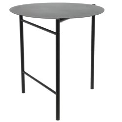 Zone bord sort - sammenklappelig