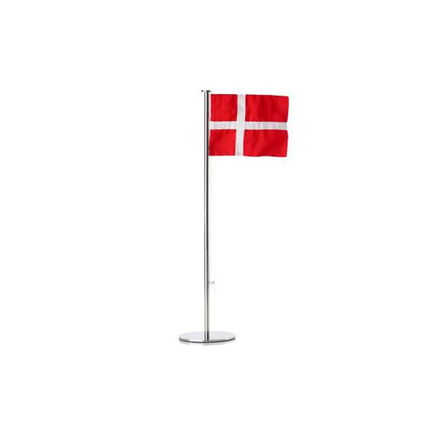 Zone flagstang 40 cm. med dansk flag