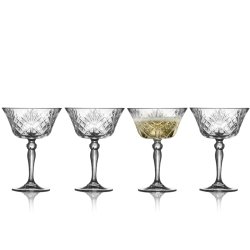 Lyngby Glas Melodia  Champagnesk�l 26 cl - 4 stk.