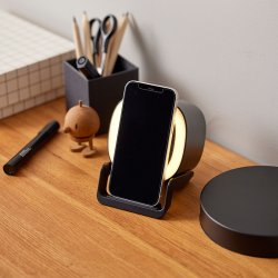 Still Hjtaler med oplader og lampe 10,6 x 9,5 x 14,3 cm Sort