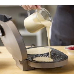 Blomsterbergs Dobbelt vaffeljern 1600 watt Latte