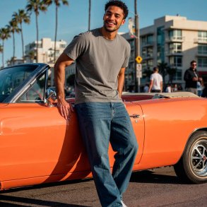 UM T-Shirt, �kologisk bomuld -  Regular Fit Unisex