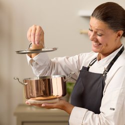 Blomsterbergs Gryde med l�g 3 liter Kobber