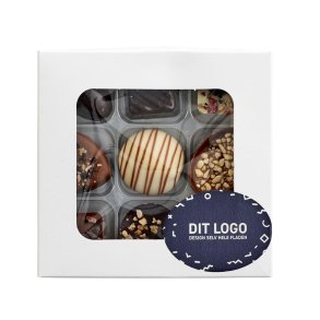 Chokolade �ske hvid  - 9 stk.