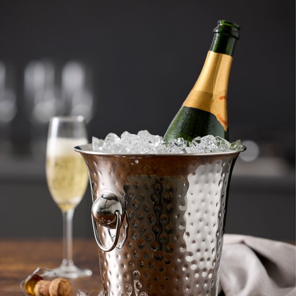 Funktion Champagne-/vinkler Dia 20,7 x 20,5 cm 4 liter Silver metallic