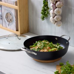 Pillivuyt Gourmet Garonne Gryde Dia 30 cm 4,7 liter Sort
