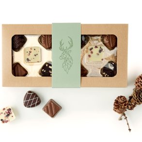 Chokolade �sker med 10 stk. kvalitets chokolade