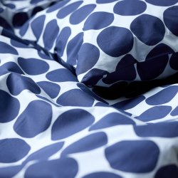 Sdahl Sengest  linen blue - Bubbles