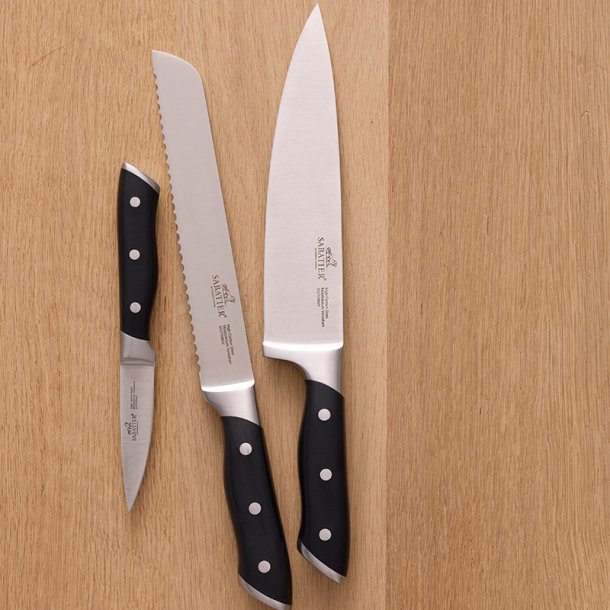Lion Sabatier International Hercules Knivs�t 3 dele St�l/Sort
