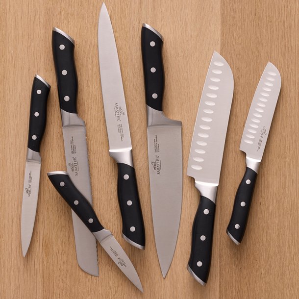 Lion Sabatier International Hercules Knivs�t 7 dele St�l/Sort