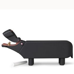 Kay Bojesen  Flodhest - med sort tavlelak