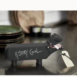 Kay Bojesen  Flodhest - med sort tavlelak