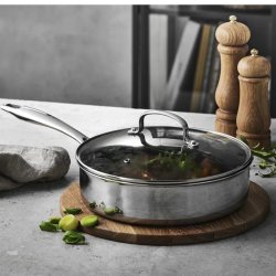 Pillivuyt Gourmet Paillon Hybrid Sauterpande Dia 24 cm St�l