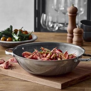 Pillivuyt Gourmet Paillon Hybrid Wok Dia 30 cm St�l