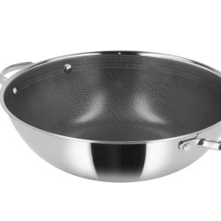 Pillivuyt Gourmet Paillon Hybrid Wok Dia 30 cm St�l