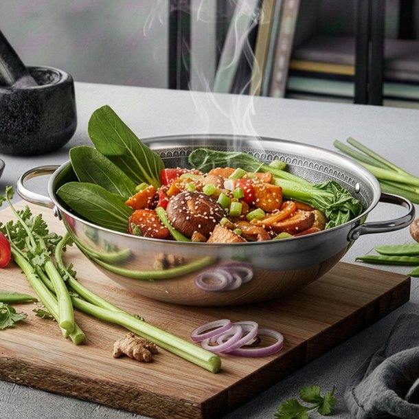 Pillivuyt Gourmet Paillon Hybrid Wok Dia 30 cm St�l