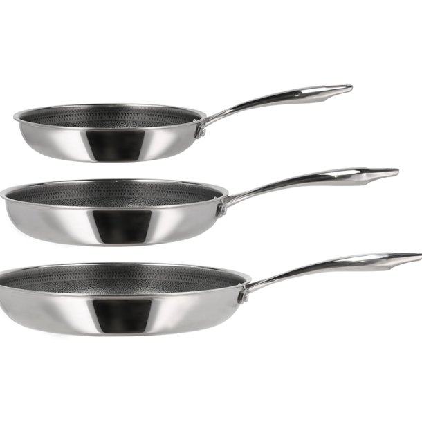 Pillivuyt Gourmet Paillon Hybrid Stegepandes�t Dia 20+24+28 cm St�l