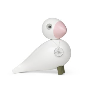 Sangfugl Love hvid /rosa - Kay Bojesen