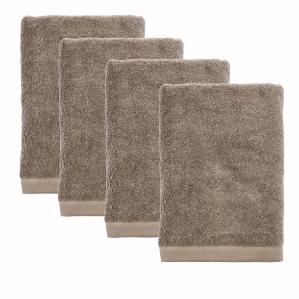 S�dahl h�ndkl�der 70x140 cm  4 stk. - taupe