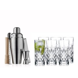 Lyngby Glas Melodia Highball m/bars�t