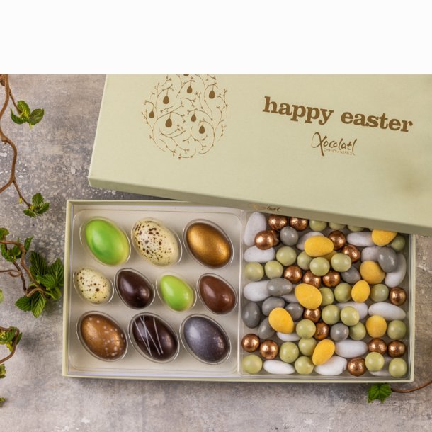 Gave �ske m/  10 fyldte chokolader &amp; dragemix