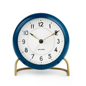  Arne Jacobsen Bordur - petroleum/hvid