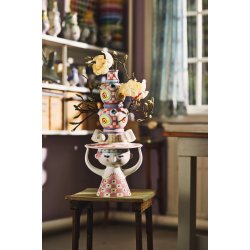 Bjrn Wiinblad Lady with hat - pink