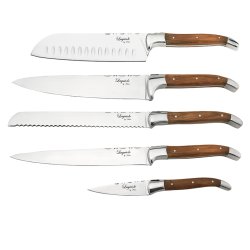 Hws knivblok med 5 knive